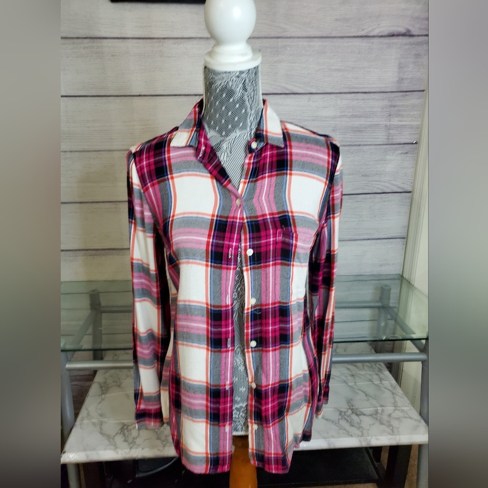 🧡 Old navy plaid shirt